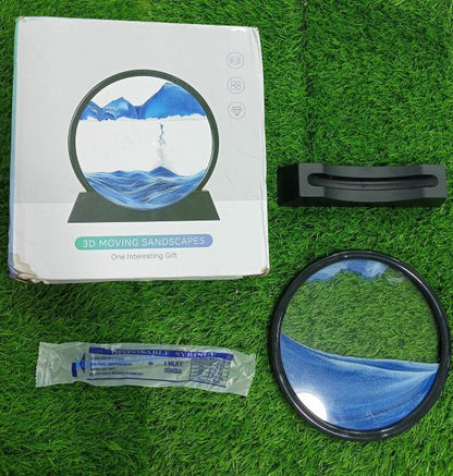 GlowSand™ 3D LED Quicksand Art Lamp – RGB Sandscape Night Light Lamp