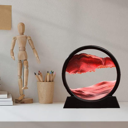 GlowSand™ 3D LED Quicksand Art Lamp – RGB Sandscape Night Light Lamp